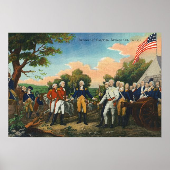 Póster Renúncia de Burgoyne (Frente)