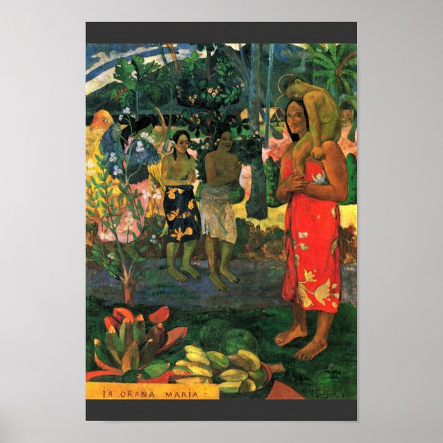 Poster Reo Mä `Ohi: Ia Orana Maria (Â € ™ Ia Ora Na Maria (Frente)