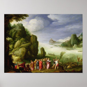 Póster Reparação do cristo Possível de Gerasa, 1608