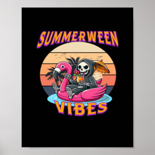 Poster Reparador Flamingo Float Summerbetween Vibes Grim