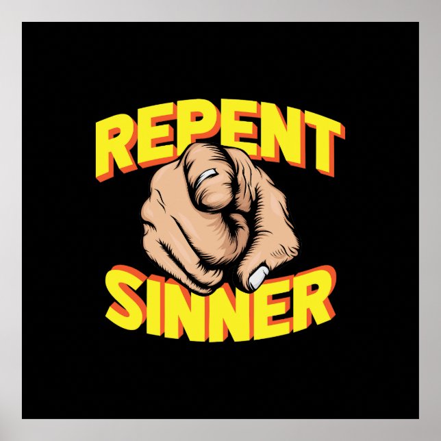 Poster Repente Sinner (Frente)