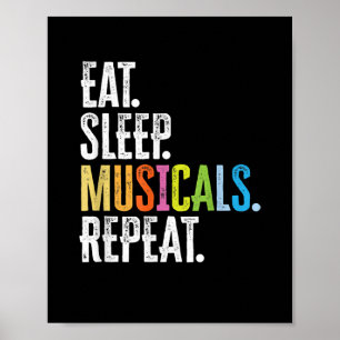 Poster Repetição de Musicais do Sono