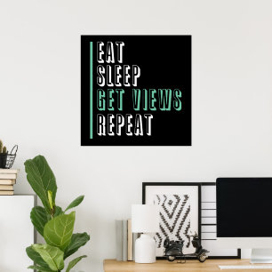 Poster Repetição de Vistas da Repouso - Inspiração