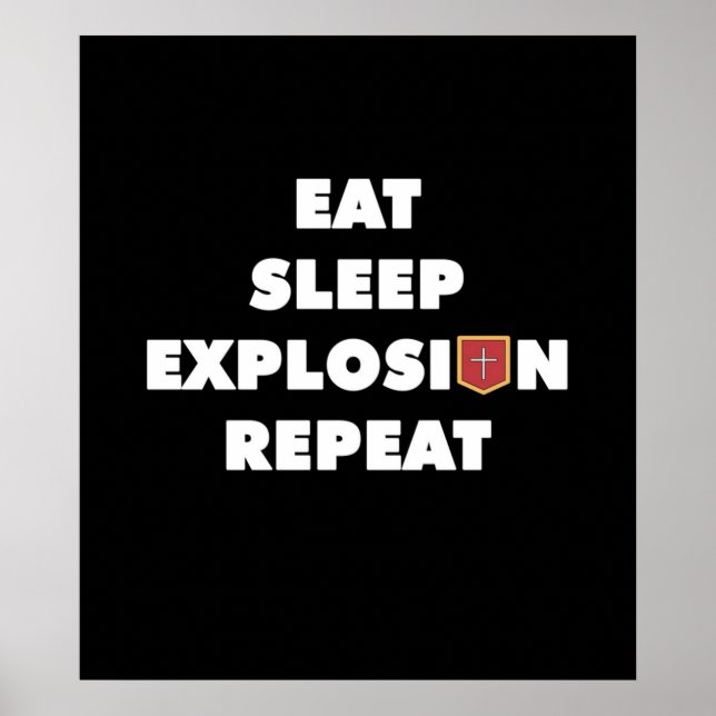 Poster Repetir a explosão do sono Konosuba (Frente)