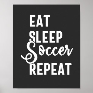 Poster repetir o futebol para dormir