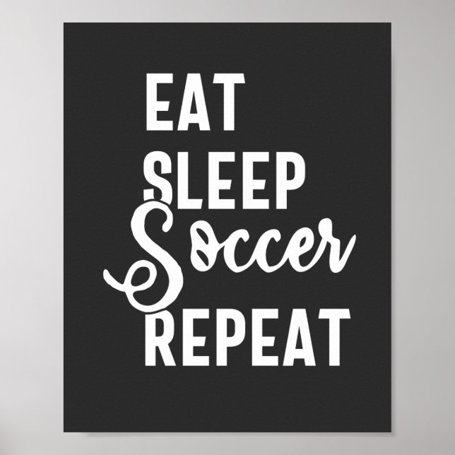Poster repetir o futebol para dormir (Frente)