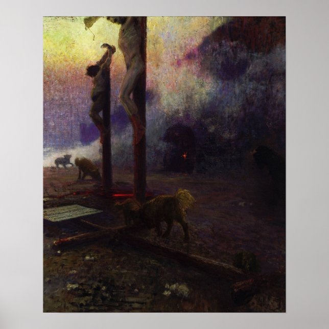 Poster Repin - Gólgota (Frente)