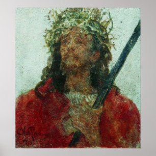 Poster Repin - Jesus Na Coroa De Cornos 1913