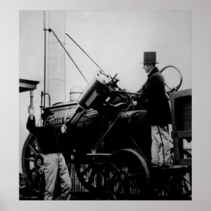 Poster Réplica do Rocket de Stephenson, 1929