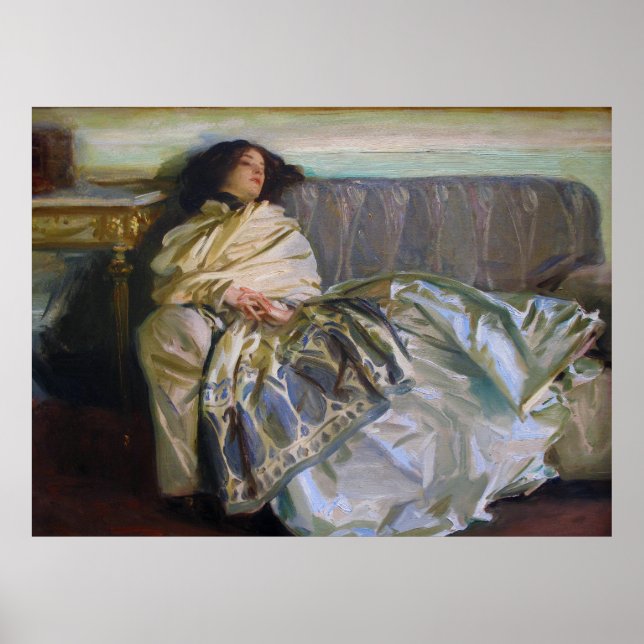 Poster Repose de John Singer Sargent (Frente)