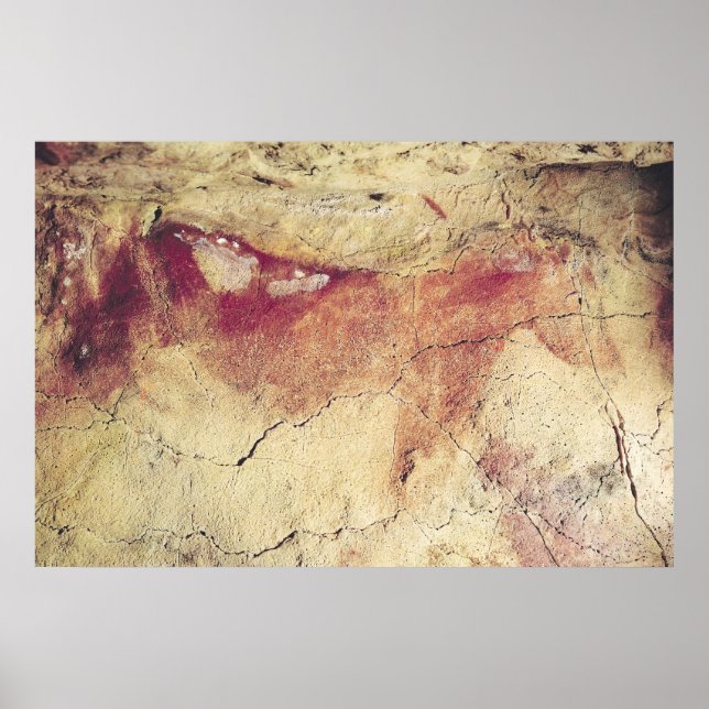 Póster Representação de um animal, c.15000 BC (Frente)