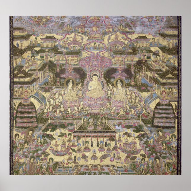 Póster Representação dos mundos espiritual e material (Frente)