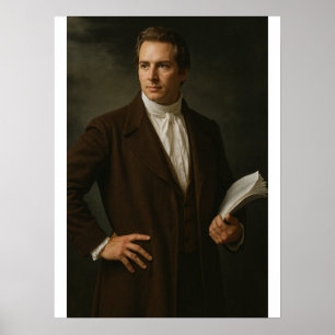 Poster Representação Fotográfica de Joseph Smith™ #1 Arte
