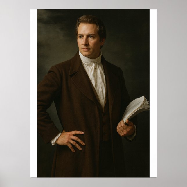 Poster Representação Fotográfica de Joseph Smith™ #1 Arte (Frente)