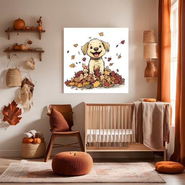 Poster Reprodução Adorável de Cuppy de outono (Criador carregado)
