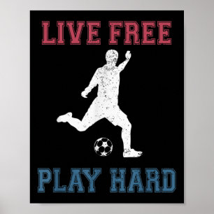 Poster Reprodução de Citação ao Vivo do Duro Free Play Fu