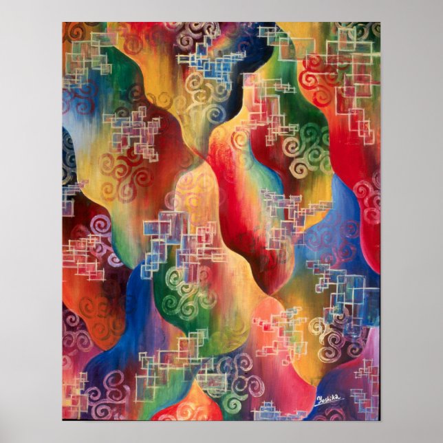 Póster Reprodução de Cores (Frente)
