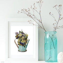 Poster Reprodução De Flores Pressionadas Em Água