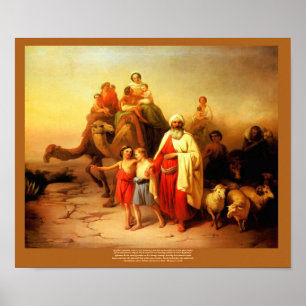 Poster Reprodução de Josef Molnar da viagem de Abraham