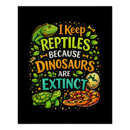 Póster Reptiles Rule