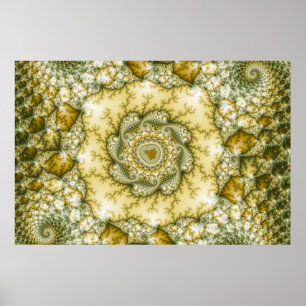 Póster Reptilian - arte do Fractal