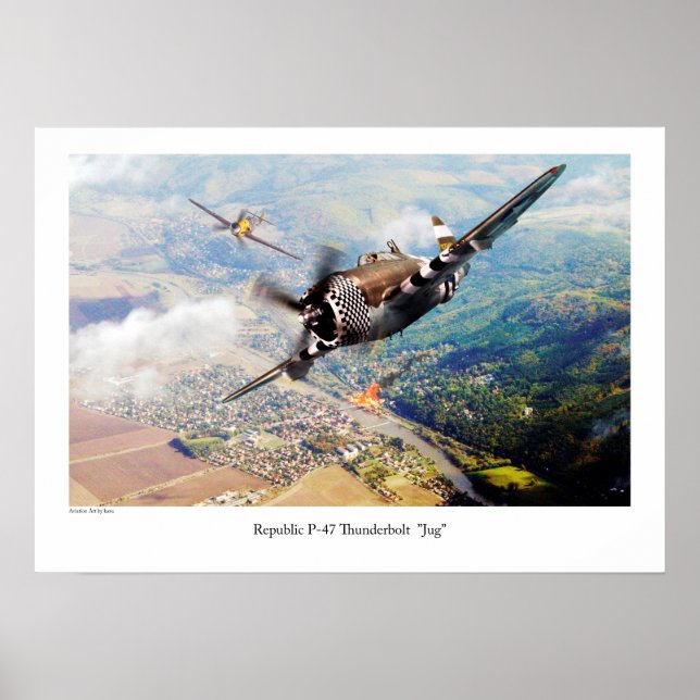 Poster Republic P-47 Thunderbolt (Frente)