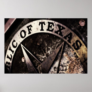 Poster República do *poster* de Texas