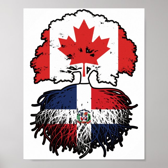 Poster República Dominicana Canadá Árvore Dominicana (Frente)
