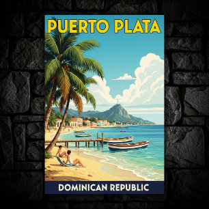 Poster República Dominicana: Coleção de Posteres de viage