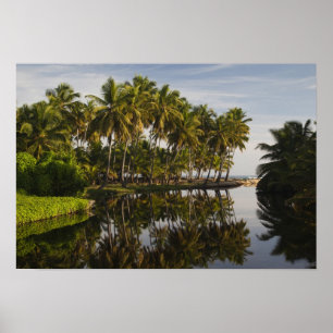 Póster República Dominicana, Costa Norte, Nagua, Praia