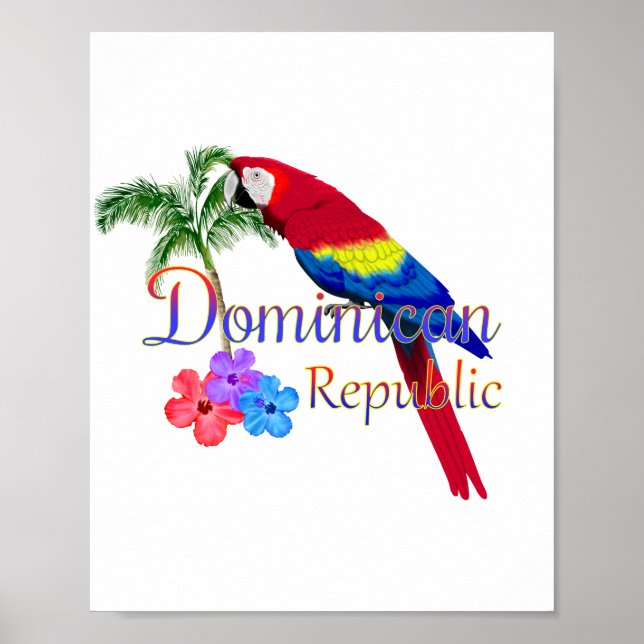 Poster República Dominicana Tropical (Frente)