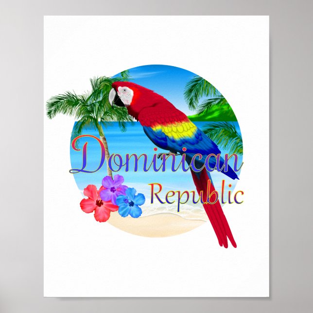 Poster República Dominicana Tropical (Frente)