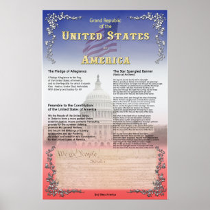 Poster República grande dos EUA