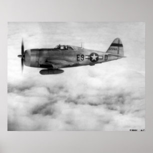 Poster República P-47 Thunderbolt