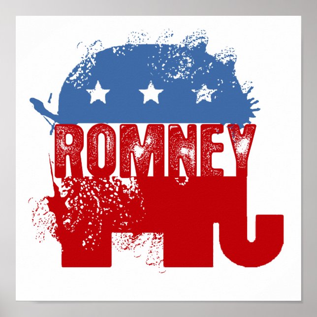 Poster Republicano ROMNEY (Frente)