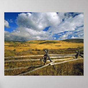Poster Reserva de Vida Selvagem Nacional Mount Haggin per