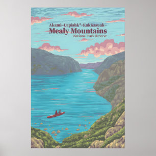 Poster Reserva do Parque Nacional Mealy Mountains Canadá