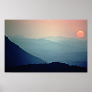 Poster Reserva natural do nacional das montanhas de