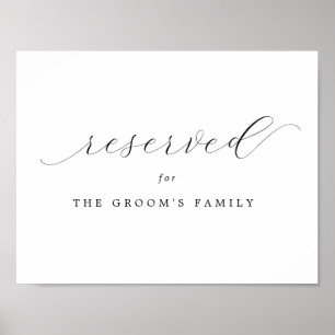 Poster Reservado   Sinal de Casamento Imprimível para a F