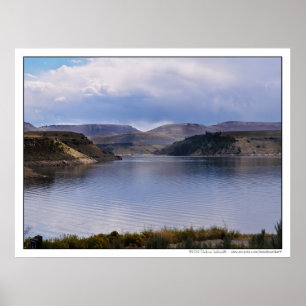 Póster Reservatório Azul Mesa no Sul do Colorado