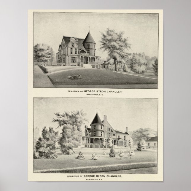 Póster Residência Chandler, Manchester, NH (Frente)