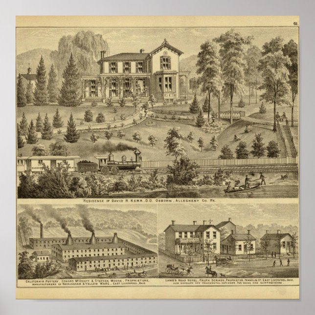 Poster Residência de David R Kerr (Frente)