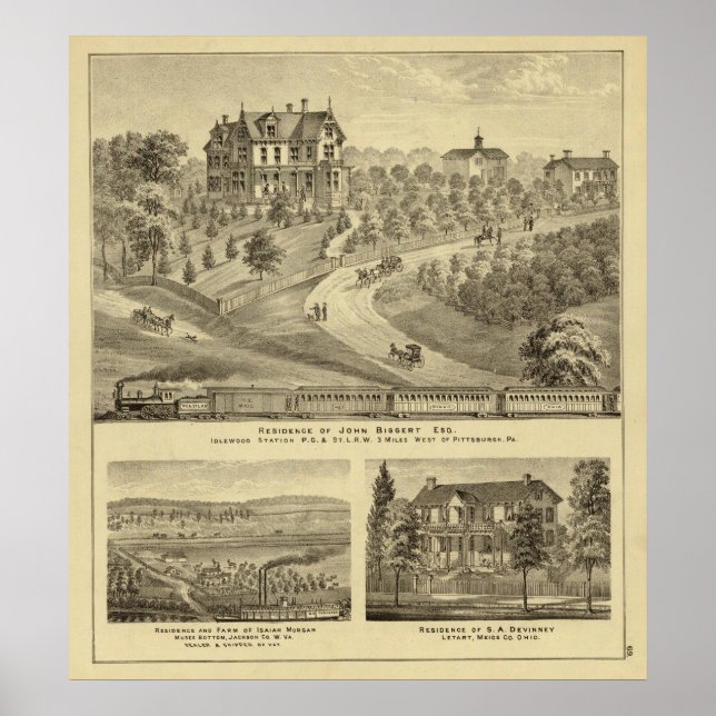 Poster Residência de John Biggert, Estação de Idlewood (Frente)