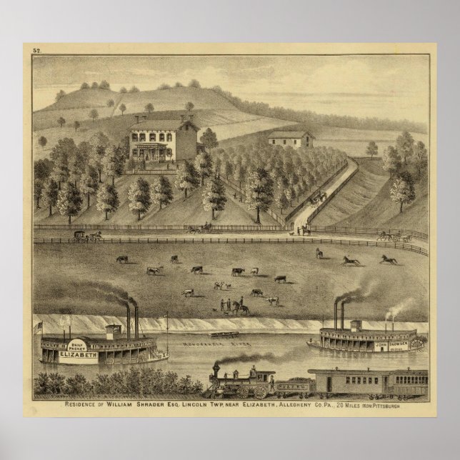 Poster Residência de William Schrader (Frente)