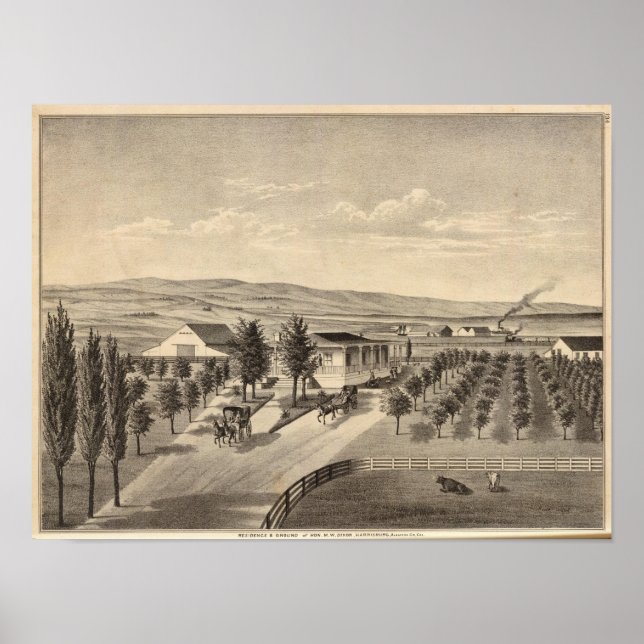 Poster Residência Dixon (Frente)