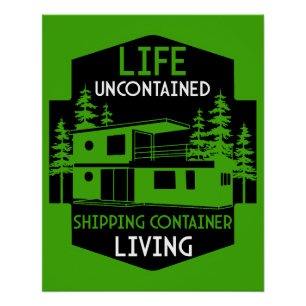 Póster Residência do Contentor de Entrega