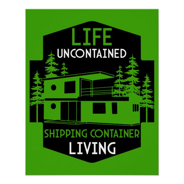 Póster Residência do Contentor de Entrega (Frente)