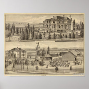 Póster Residência negra, fazenda