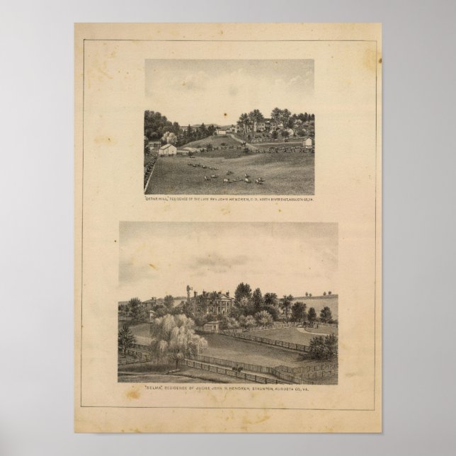 Póster Residências de Hendren (Frente)