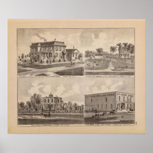 Póster Residências, Minnesota 6 (Frente)